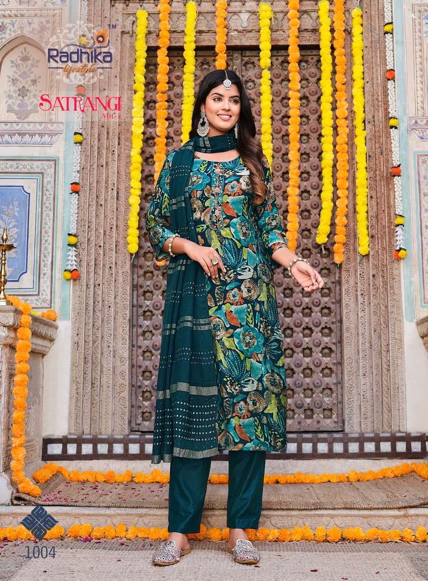 Radhika Life Style Satrangi Vol -1 Kurti Wholesale surat