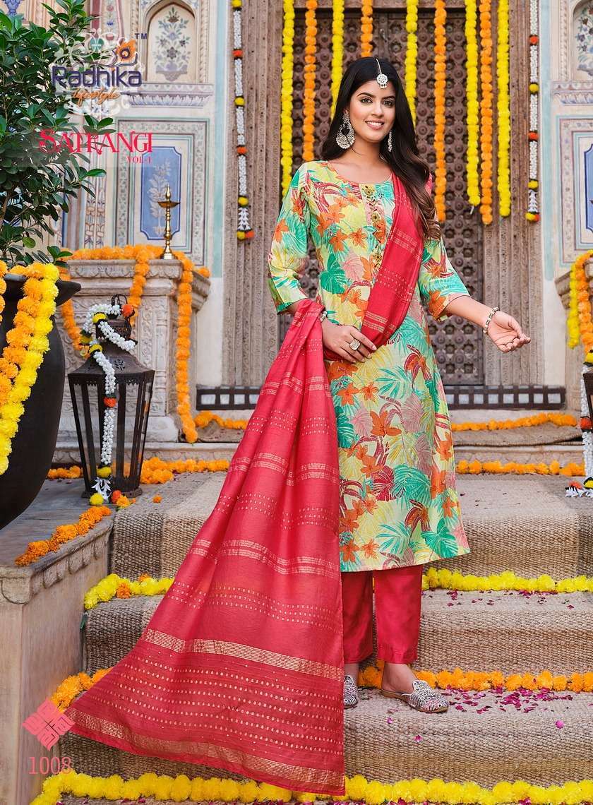 Radhika Life Style Satrangi Vol -1 Kurti Wholesale surat