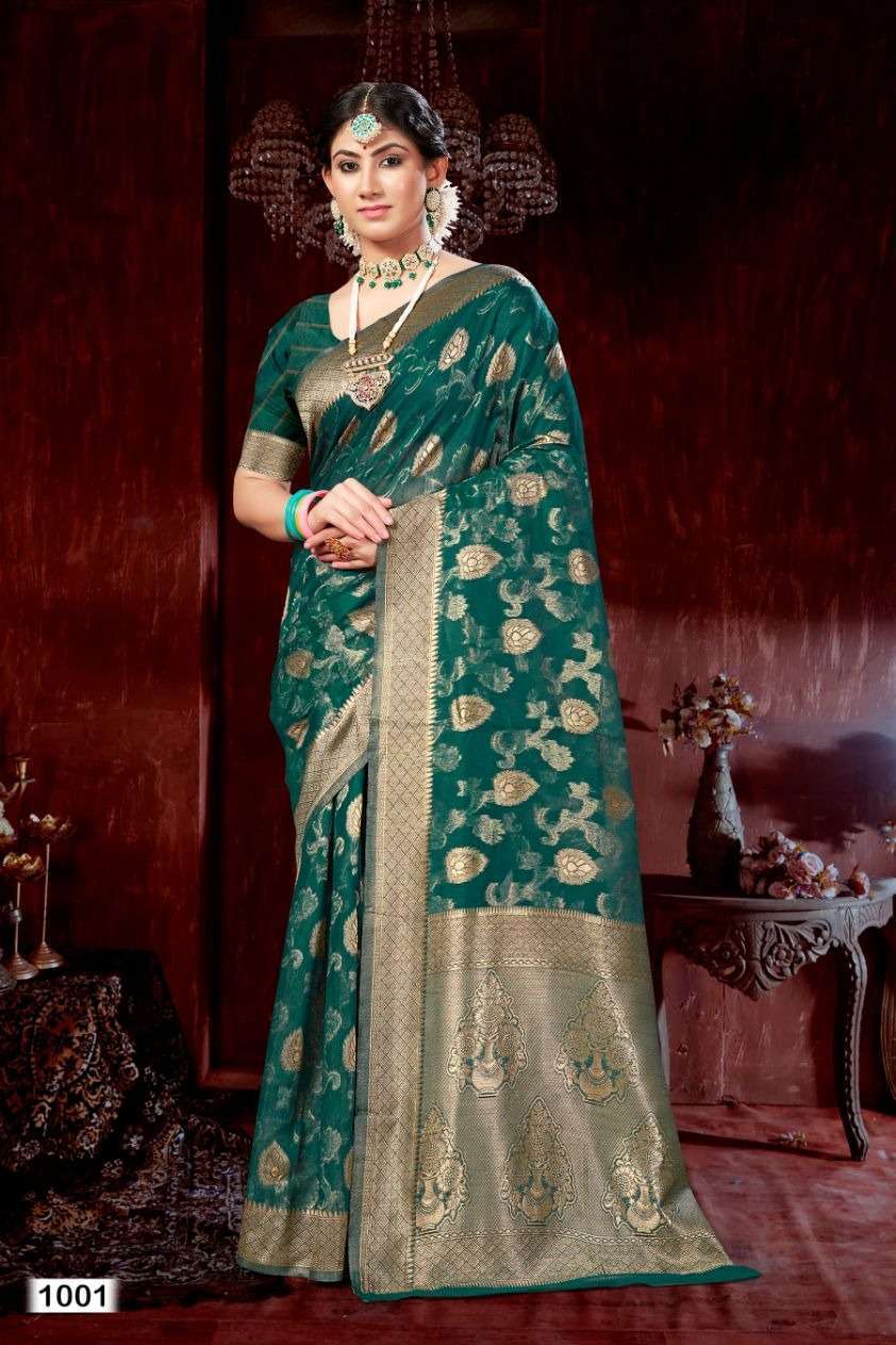 Riwazo Blue Sky Vol-4 Designer Organza Surat Saree Market SURAT