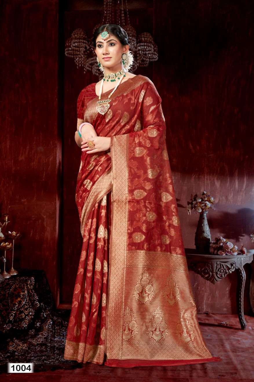Riwazo Blue Sky Vol-4 Designer Organza Surat Saree Market SURAT