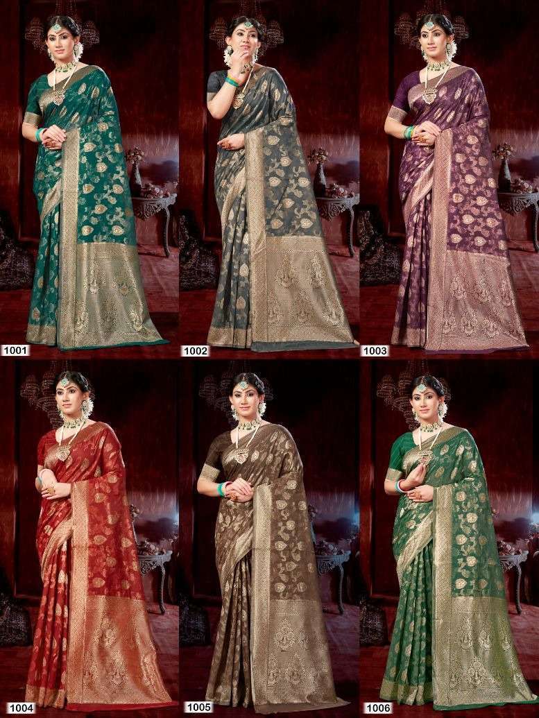 Riwazo Blue Sky Vol-4 Designer Organza Surat Saree Market SURAT