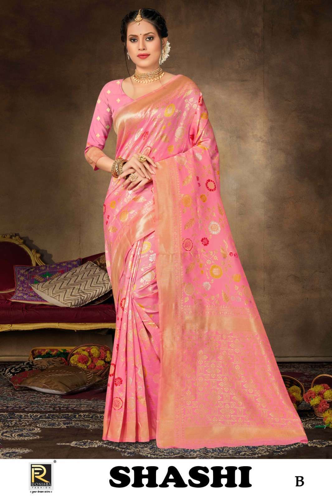 Ronisha Shashi Premium Fancy Silk Saree Wholesale SURAT