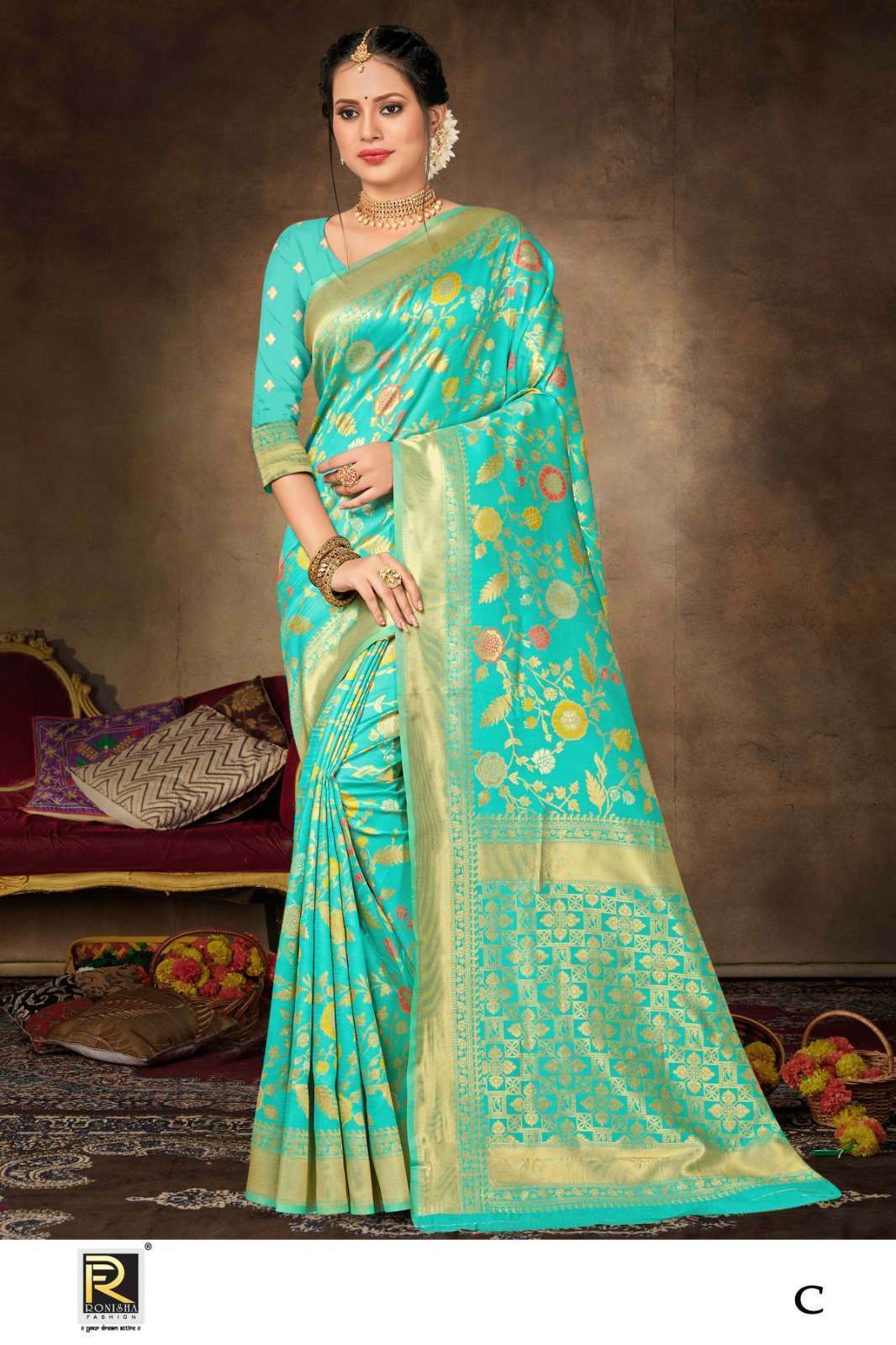 Ronisha Shashi Premium Fancy Silk Saree Wholesale SURAT