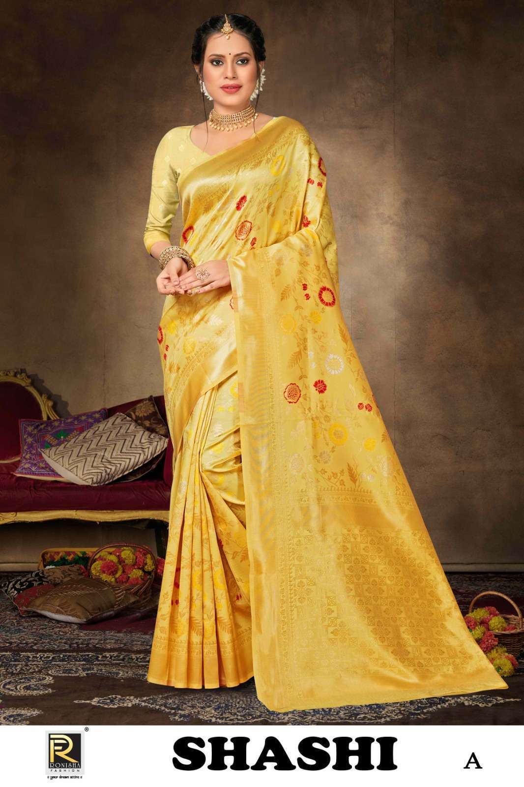 Ronisha Shashi Premium Fancy Silk Saree Wholesale SURAT