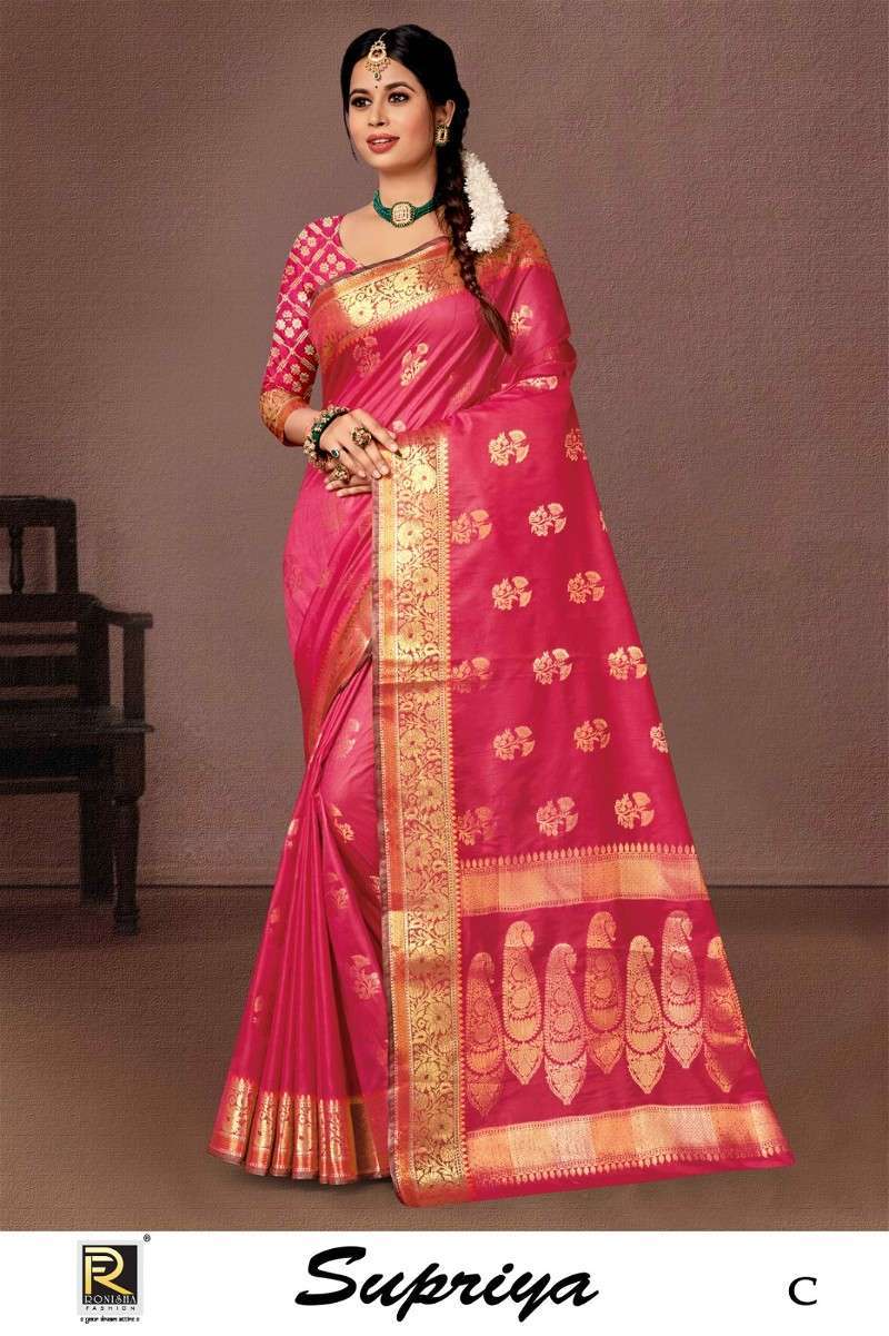 Ronisha Supriya Banarasi Silk Designer Saree