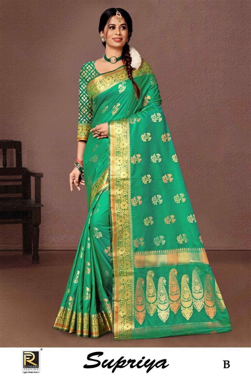 Ronisha Supriya Banarasi Silk Designer Saree