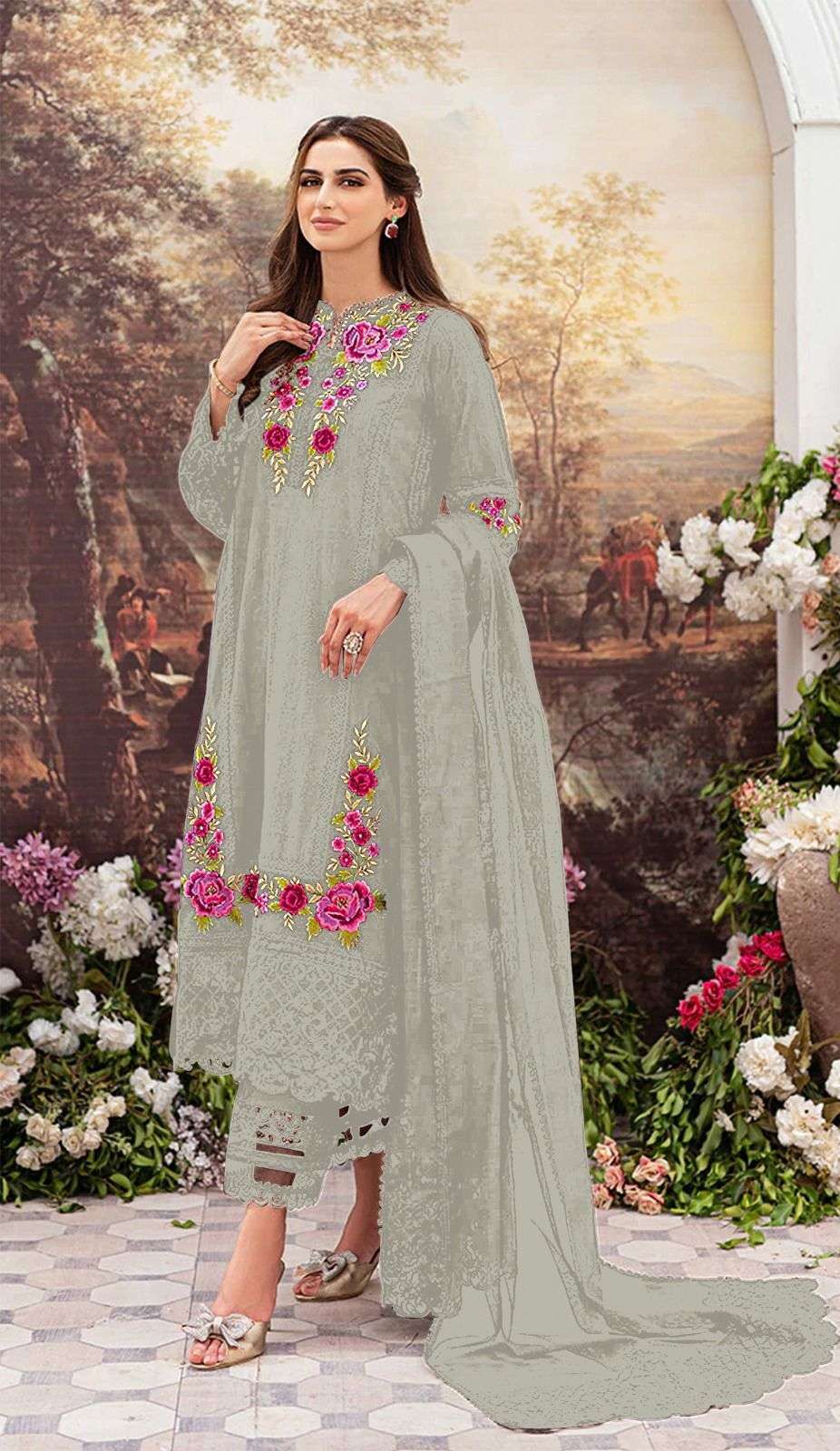 Simra S 5 G To J Georgette Pakistani Salwar Suits wholesale