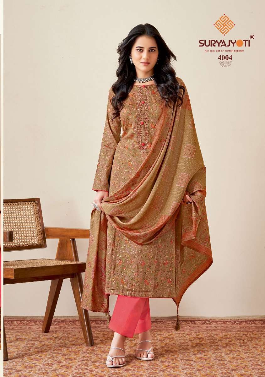 	Suryajyoti Kalki Vol-4 Cotton Dress Material Wholesale Market SURAT