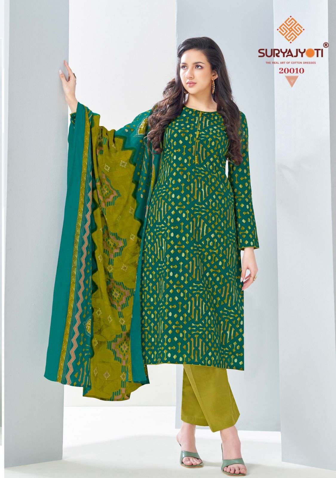 Suryajyoti Nargis Vol 20 Cotton Printed Dress Material 