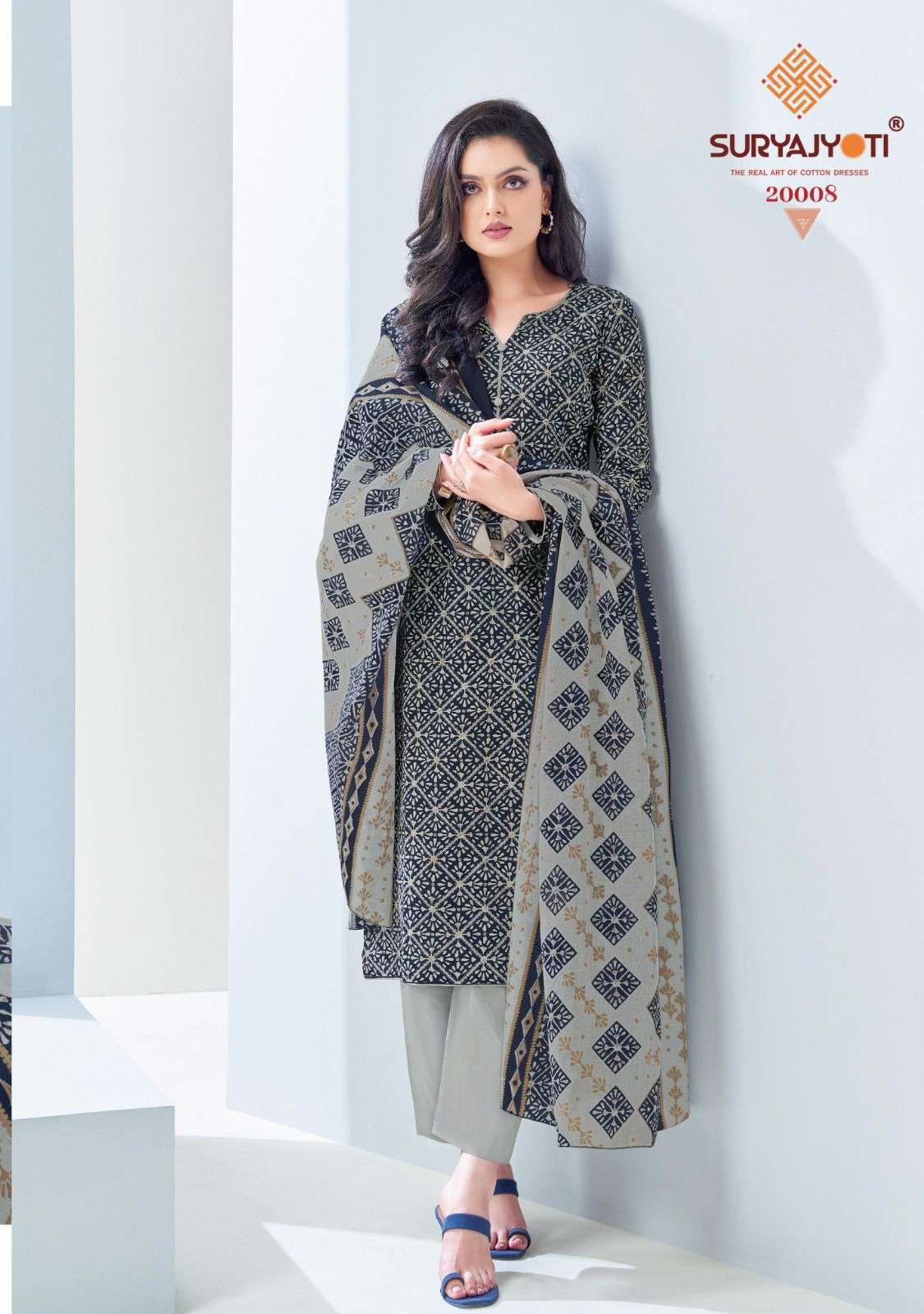 Suryajyoti Nargis Vol 20 Cotton Printed Dress Material 