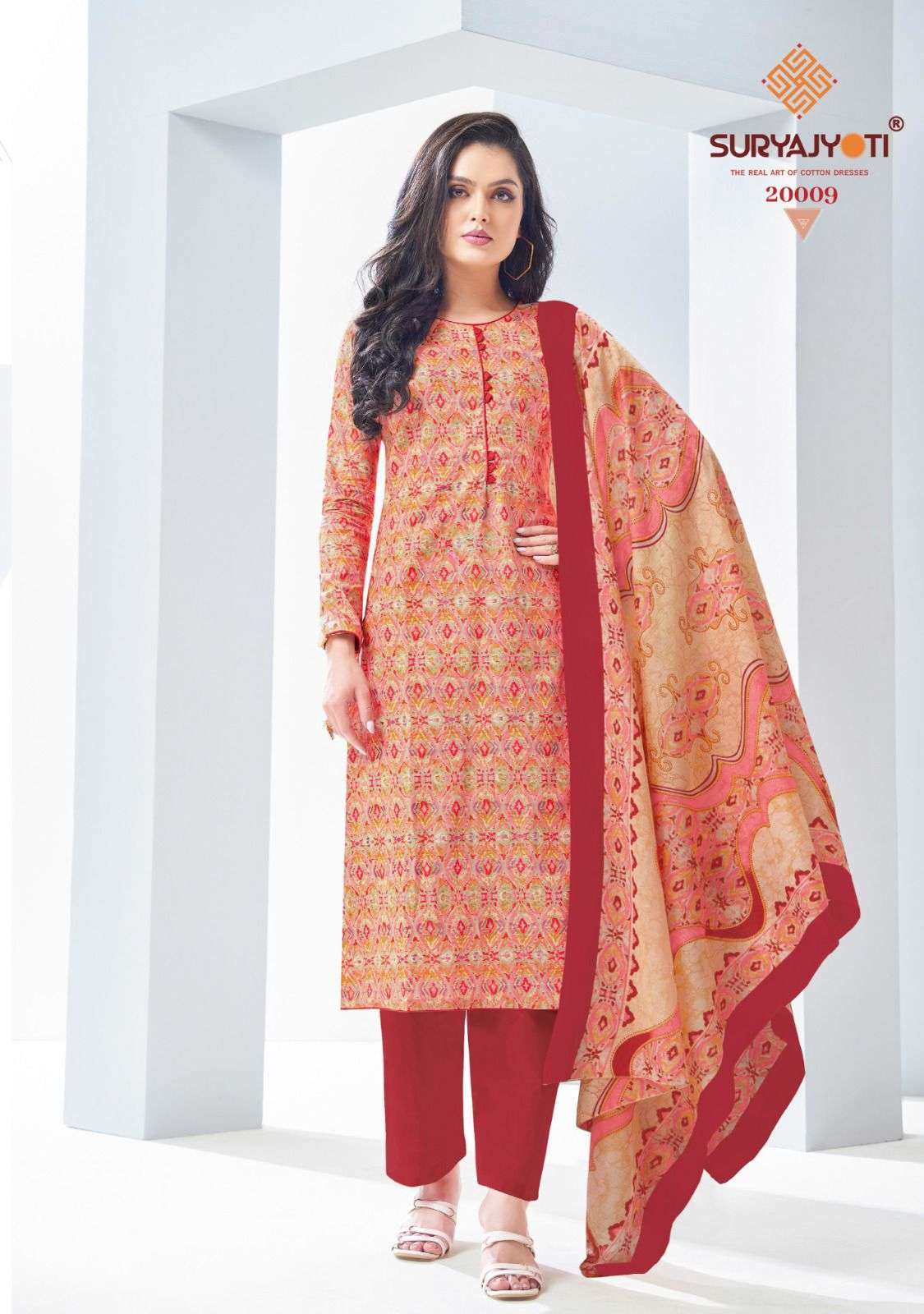 Suryajyoti Nargis Vol 20 Cotton Printed Dress Material 