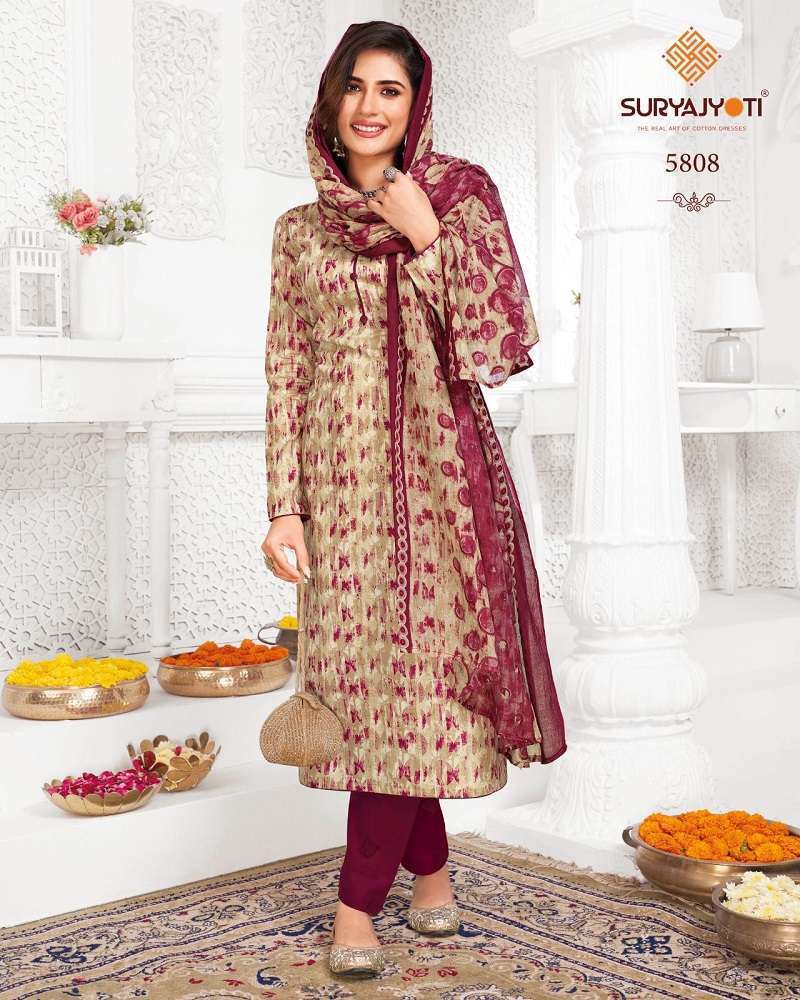 Suryajyoti Trendy Vol 58 Cotton Dress Material Wholesale INDIA