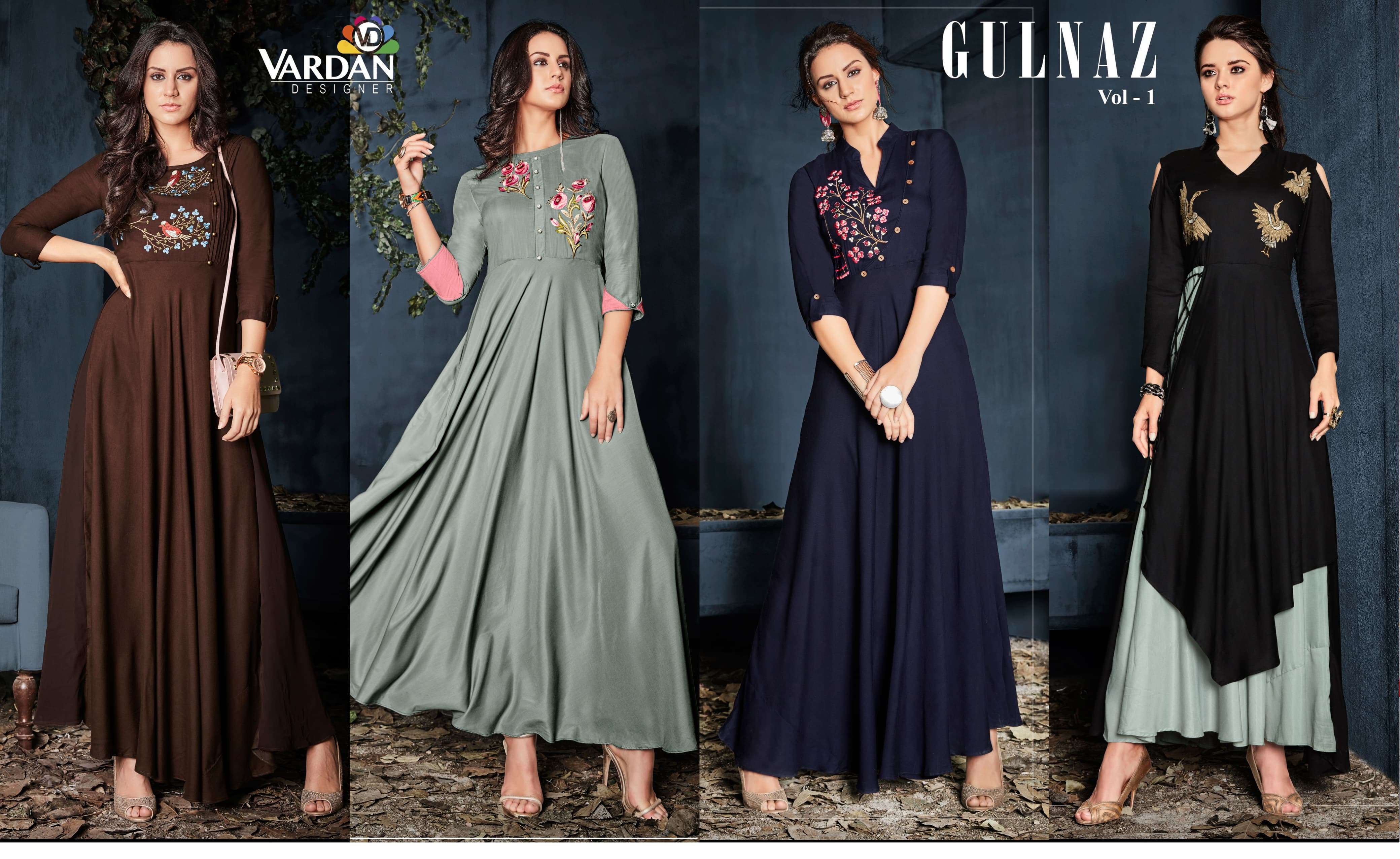 Vardan Designer Gulnaz Vol- 1 Designer Gown Wholesale in surat