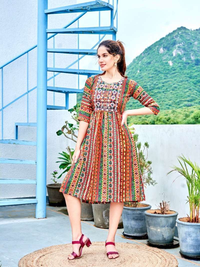 Viyaa Designer Maira V5 Kurti Wholesale SURAT