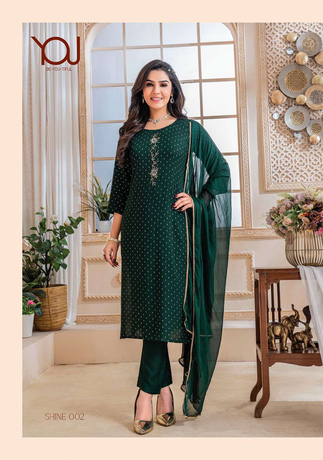 Wanna Shine Kurti Pant Dupatta Wolesale SURAT