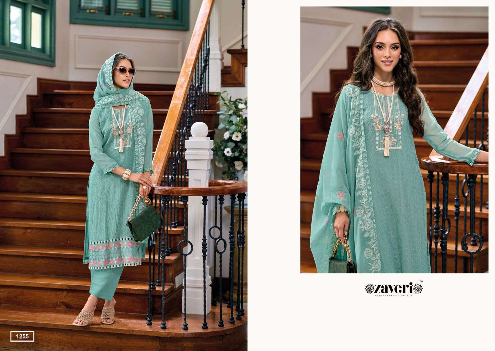 Zaveri Ruaab Soft Organza Designer Kurti Wholesale SURAT