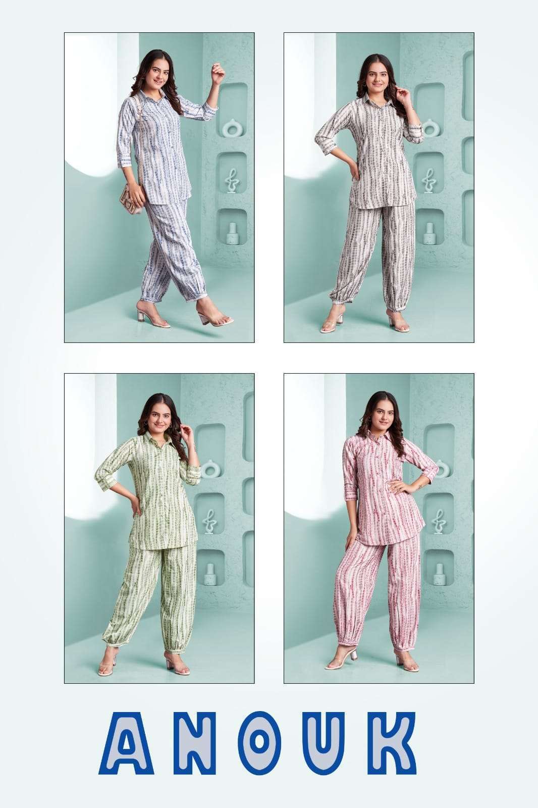 A+Plus Anouk Viscose Print Kurti Pant Wholesale manufacture in india