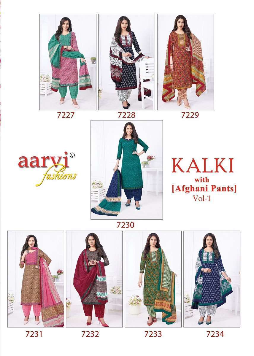 Aarvi Kalki Vol-1 Kurti Afghani Pant With Dupatta Women Kurtas Wholesale collection in india