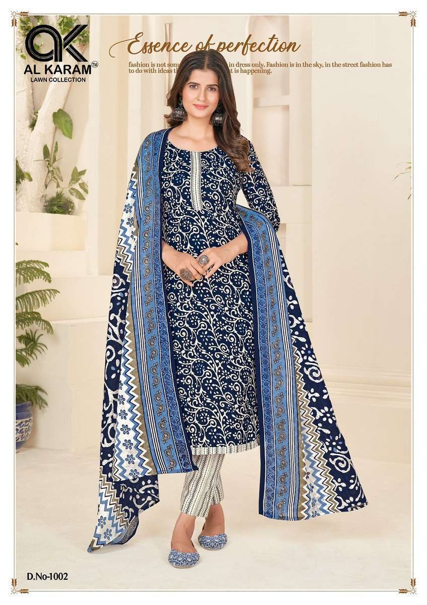 Al Karam Jaipuri Queen – Dress Material India Online collection in india