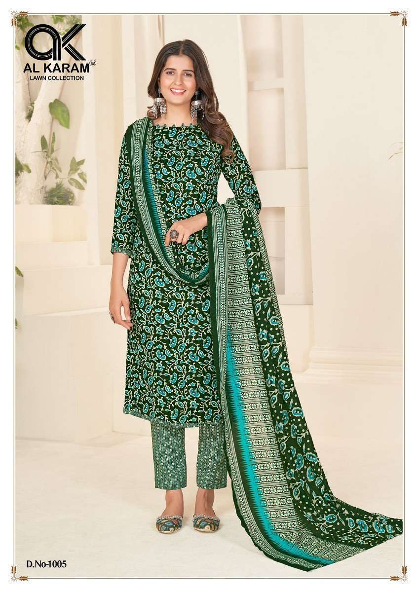 Al Karam Jaipuri Queen – Dress Material India Online collection in india