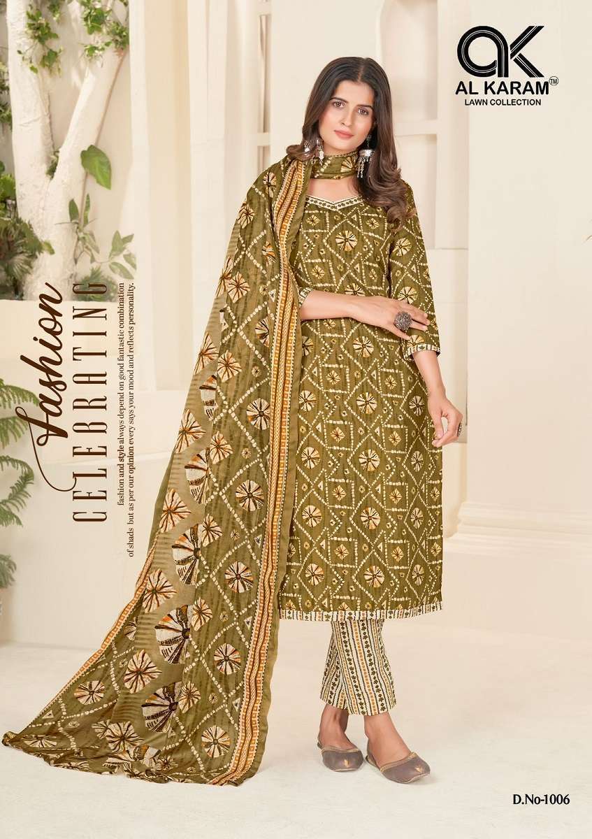 Al Karam Jaipuri Queen – Dress Material India Online collection in india