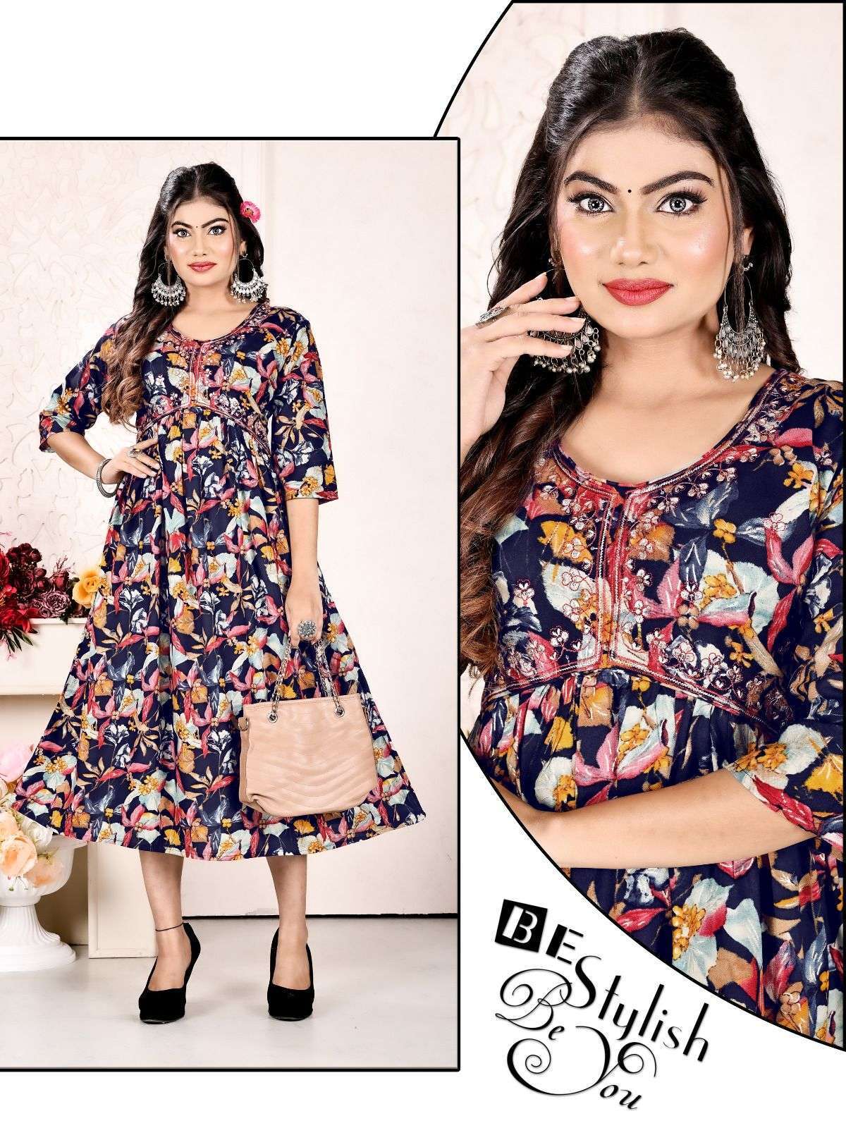 Alia Series-3.B Printed Alia Cut Kurti Wholesale collection in india