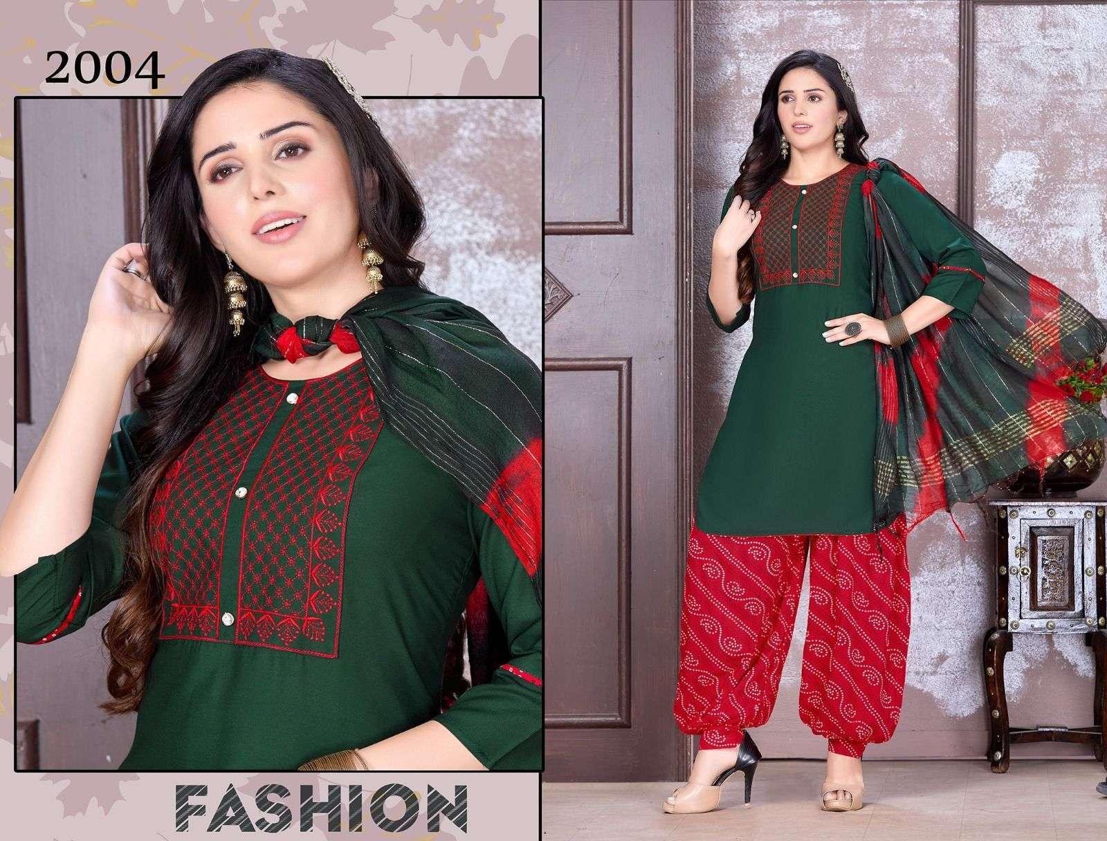 Beauty Queen Afghani Heavy 14 Kg Rayon With Embroidery Work Kurti Wholesale  manufacture in india