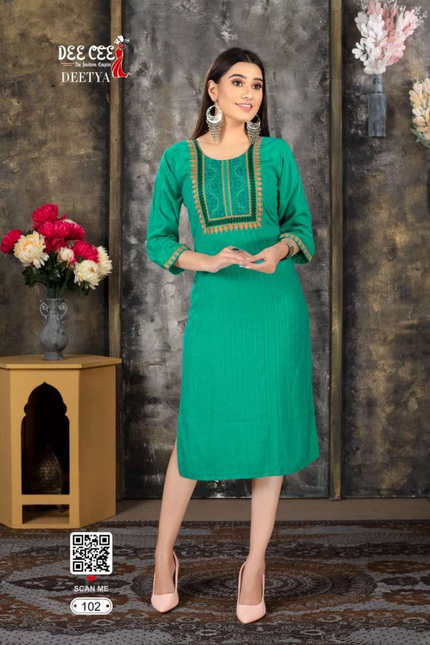 Deecee Deetya Kurti Wholesale manufacture in india