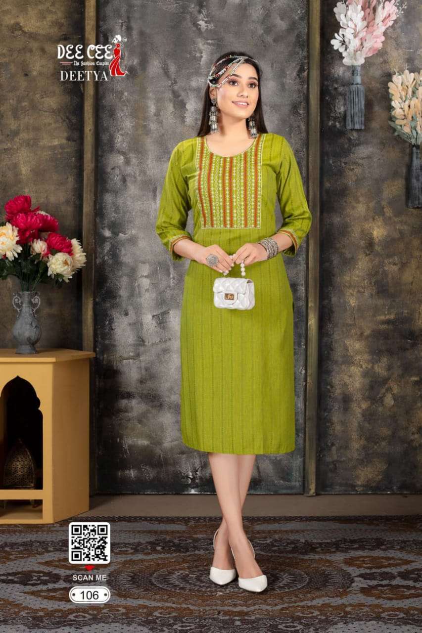 Deecee Deetya Kurti Wholesale manufacture in india