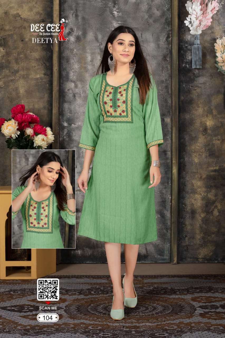 Deecee Deetya Kurti Wholesale manufacture in india