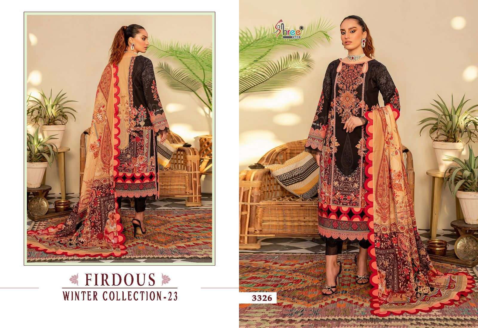 Firdous Winter Collection - 23 Salwar Kameez Wholesale collection in india