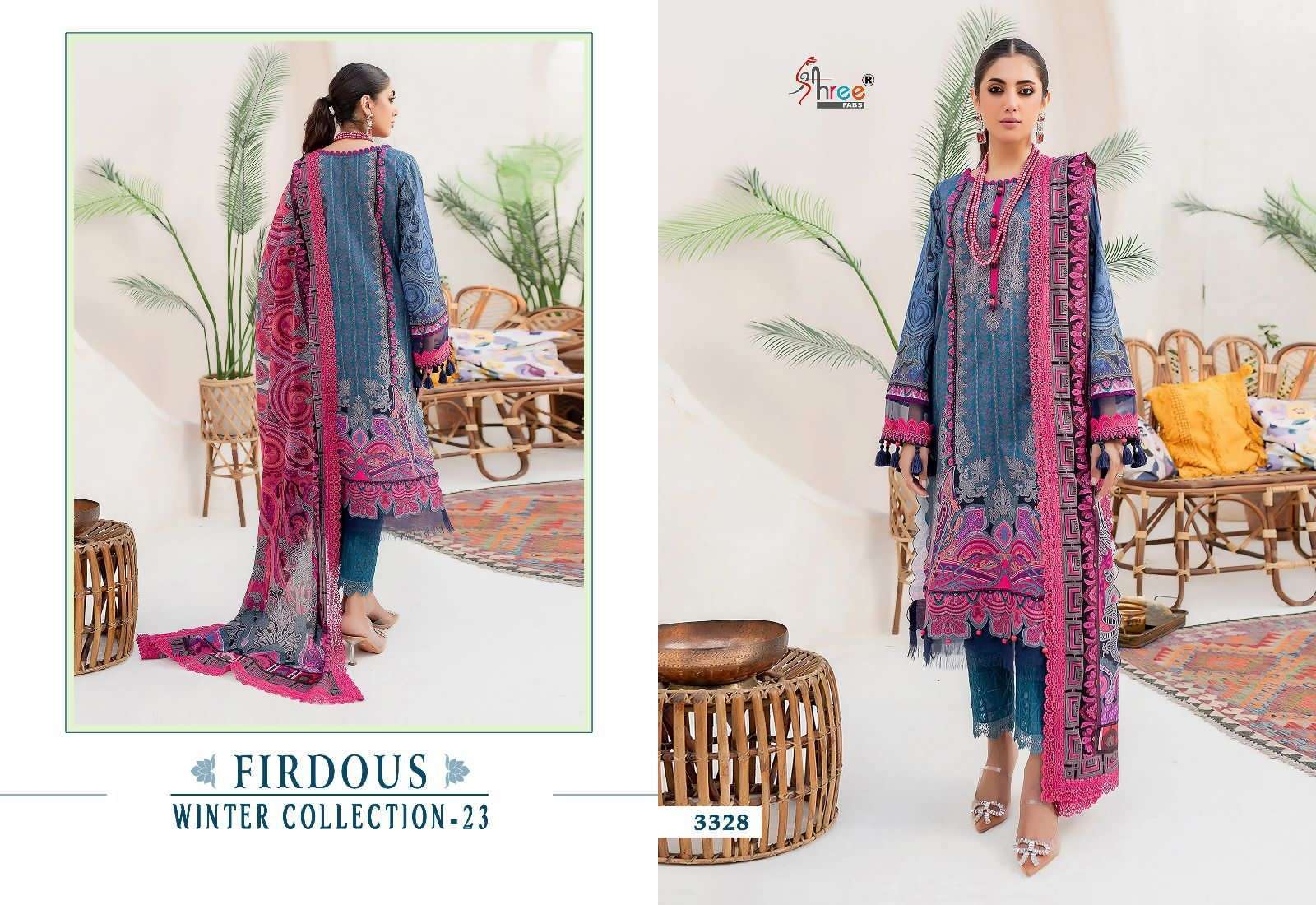 Firdous Winter Collection - 23 Salwar Kameez Wholesale collection in india