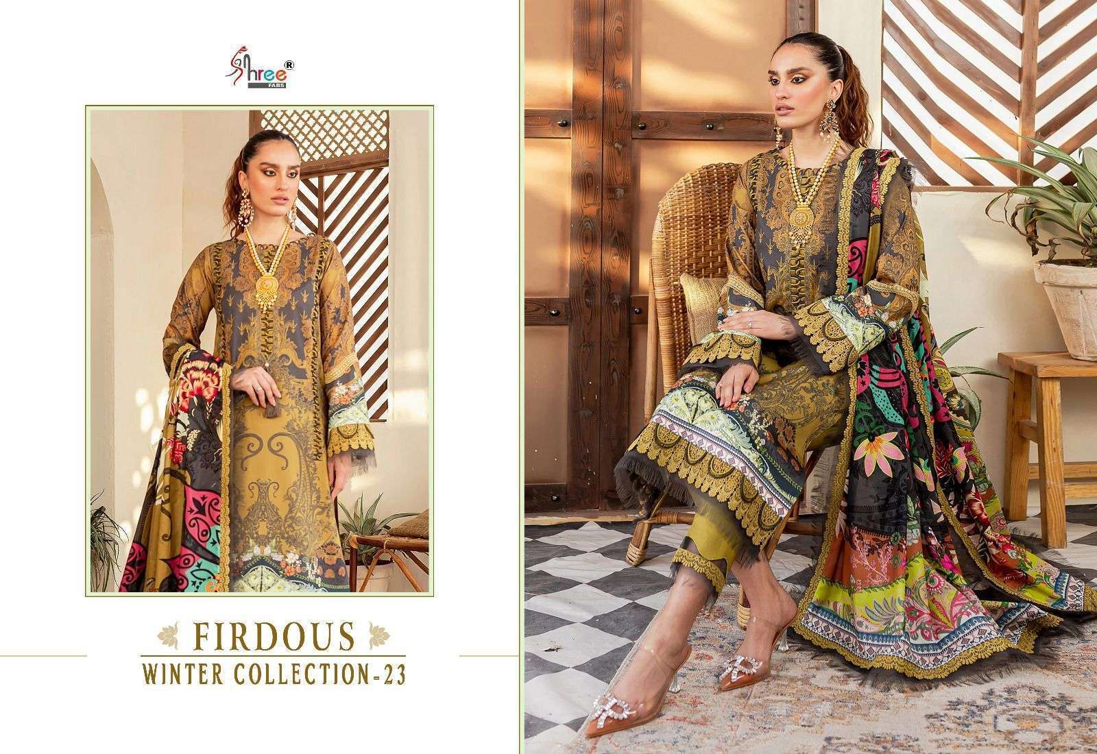 Firdous Winter Collection - 23 Salwar Kameez Wholesale collection in india