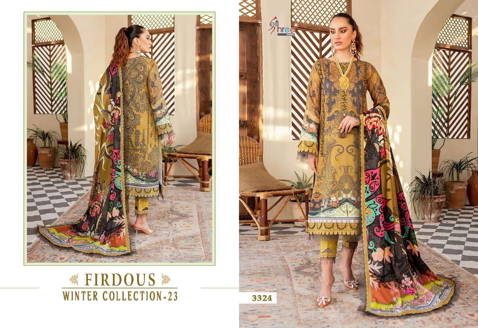 Firdous Winter Collection - 23 Salwar Kameez Wholesale collection in india