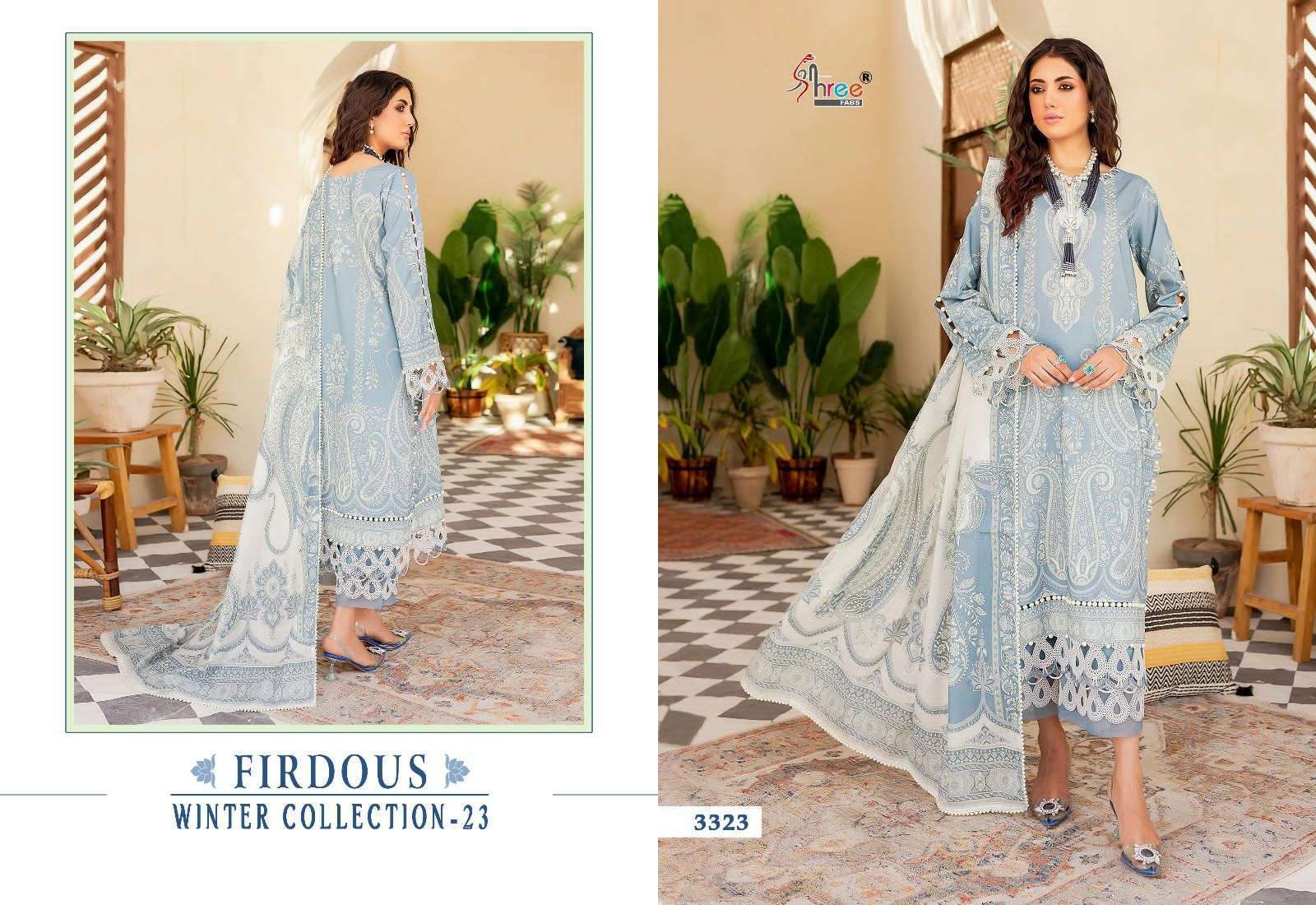 Firdous Winter Collection - 23 Salwar Kameez Wholesale collection in india