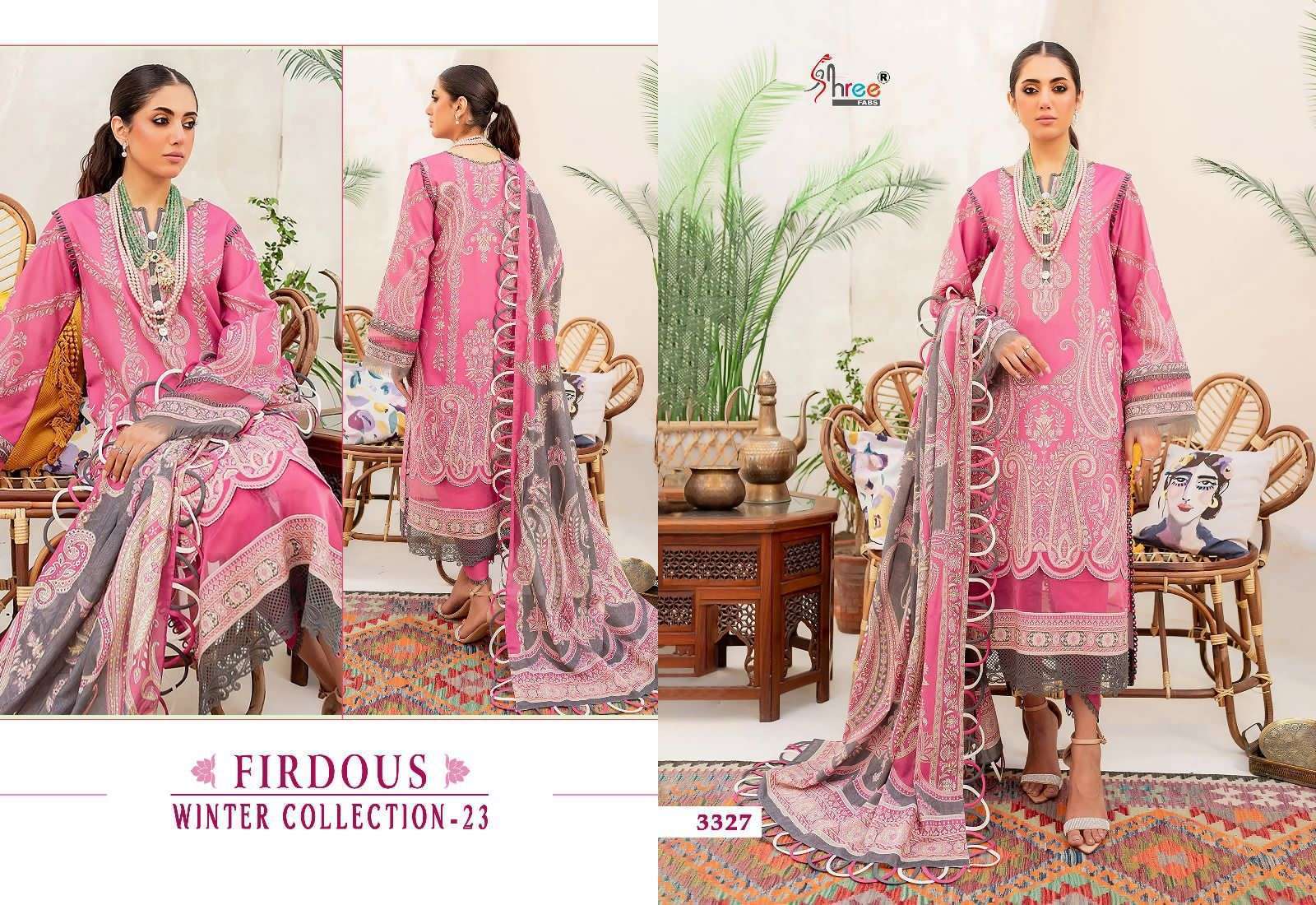 Firdous Winter Collection - 23 Salwar Kameez Wholesale collection in india