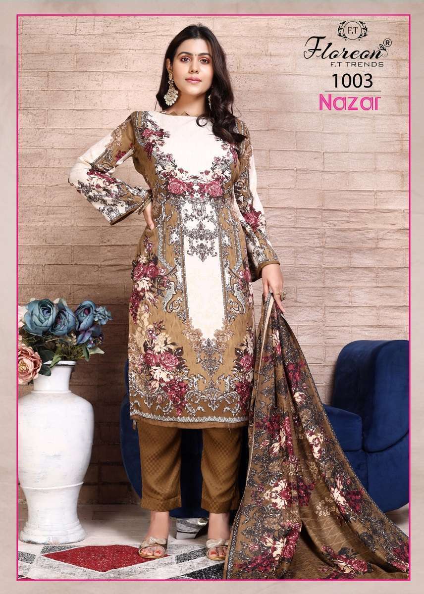Floreon Nazar Pashmina Salwar Kameez Wholesale manufacture in india