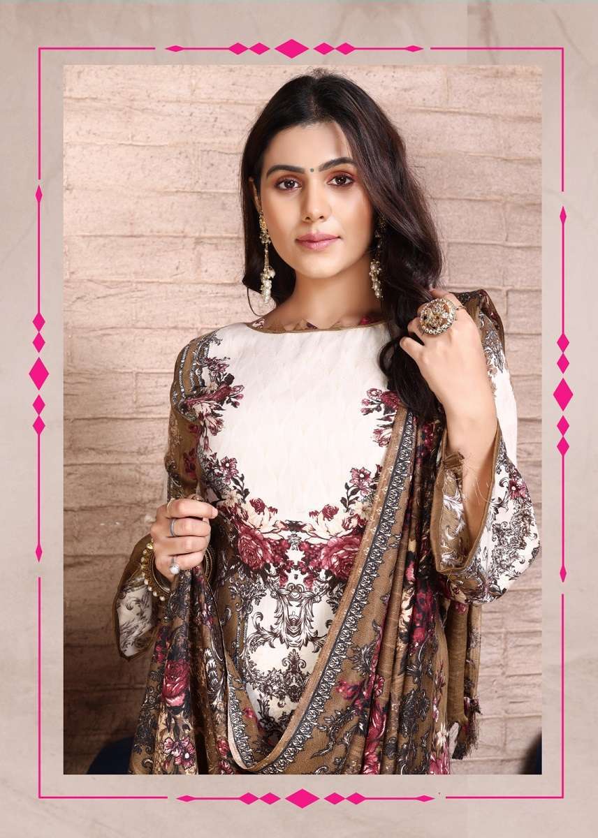 Floreon Nazar Pashmina Salwar Kameez Wholesale manufacture in india