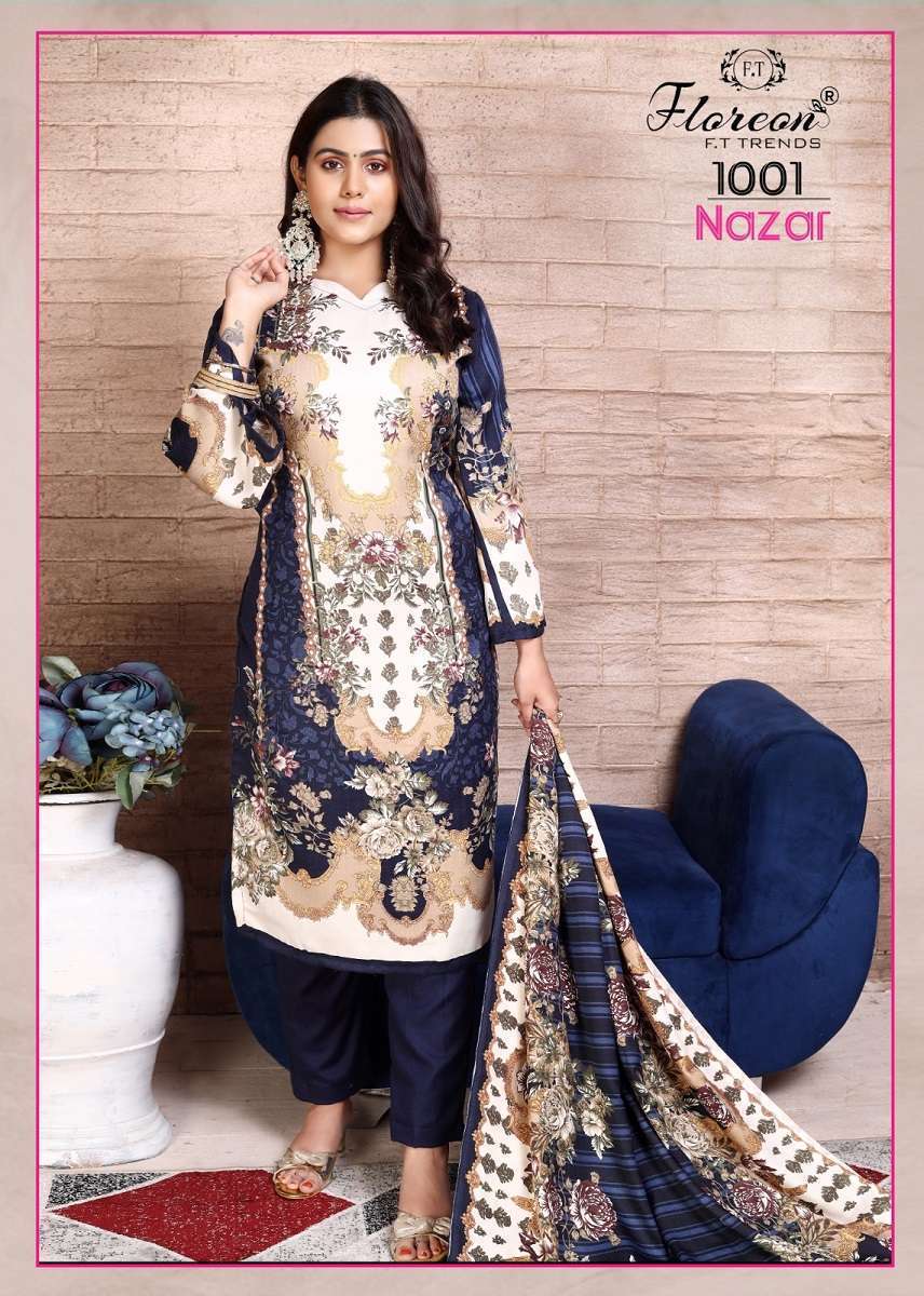 Floreon Nazar Pashmina Salwar Kameez Wholesale manufacture in india