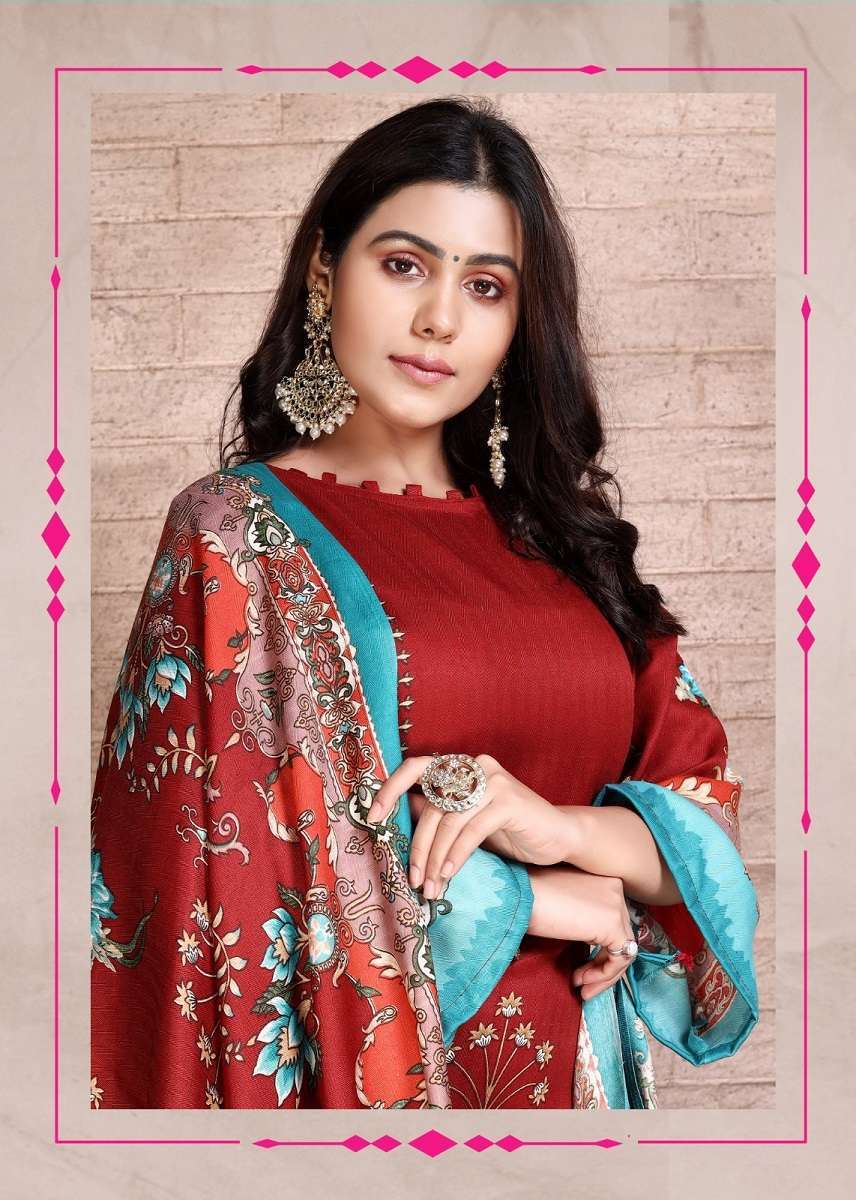 Floreon Nazar Pashmina Salwar Kameez Wholesale manufacture in india