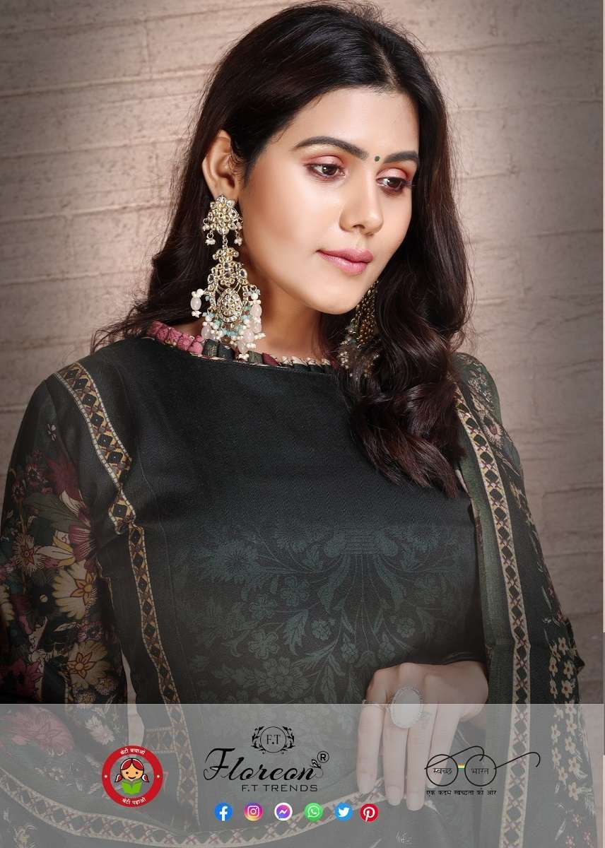 Floreon Nazar Pashmina Salwar Kameez Wholesale manufacture in india