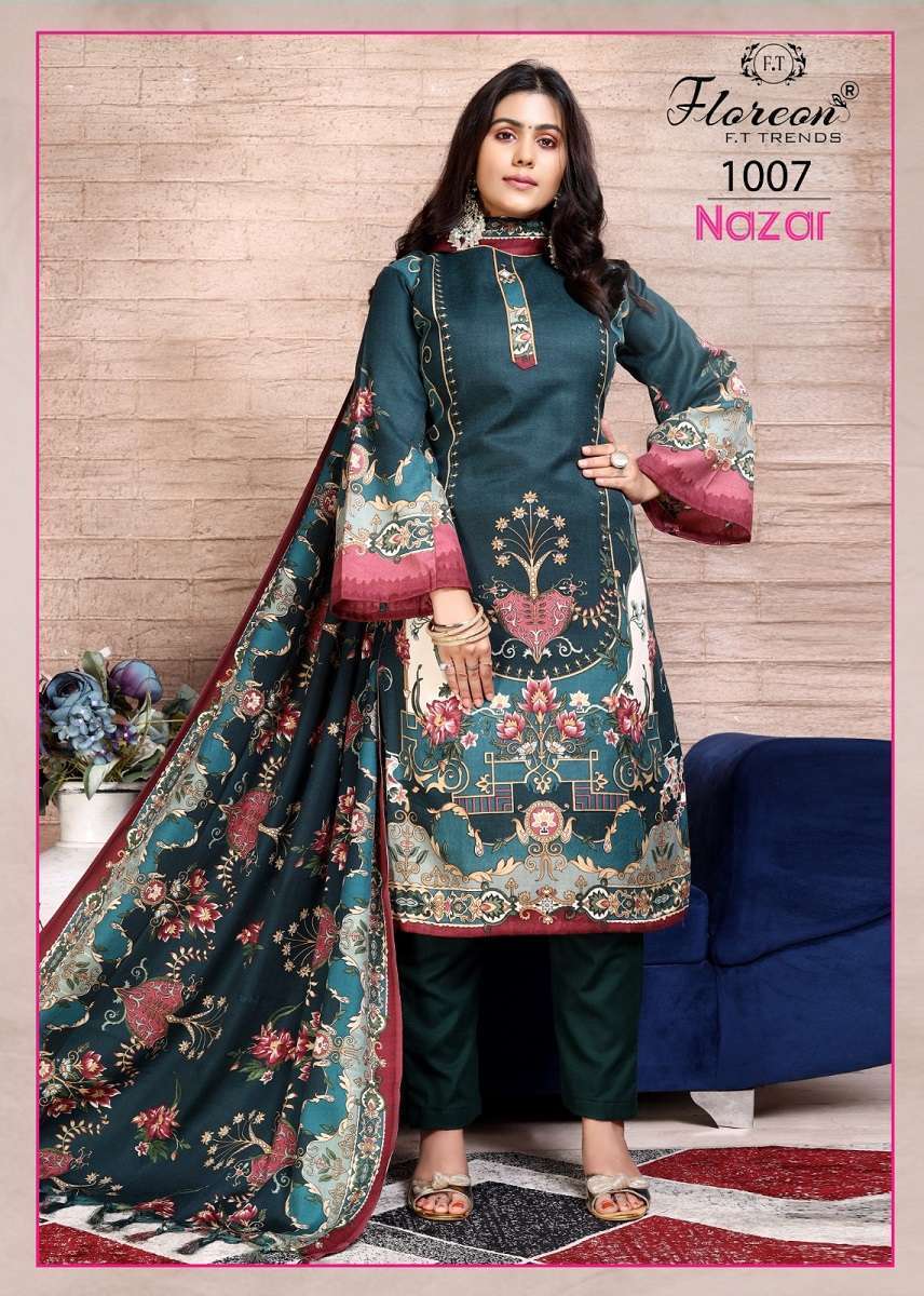 Floreon Nazar Pashmina Salwar Kameez Wholesale manufacture in india
