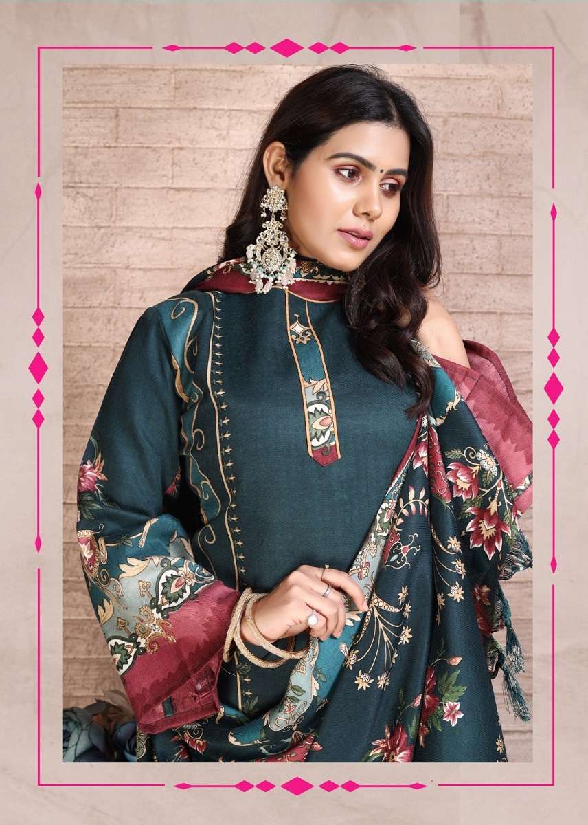 Floreon Nazar Pashmina Salwar Kameez Wholesale manufacture in india