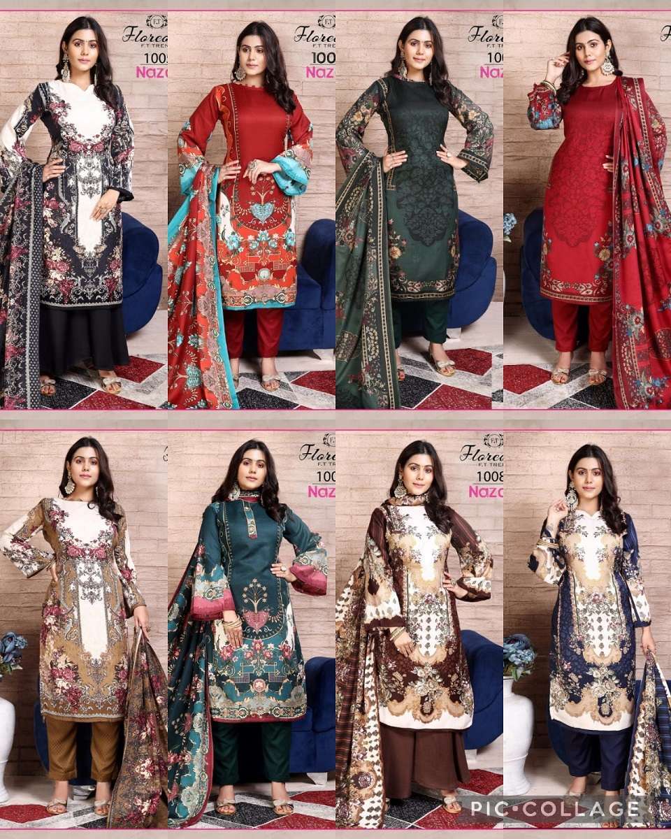 Floreon Nazar Pashmina Salwar Kameez Wholesale manufacture in india