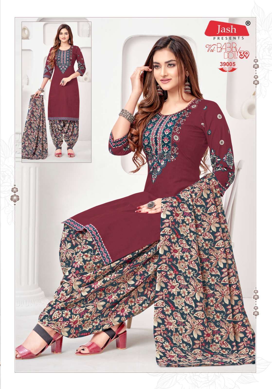 Jash Babby Doll Vol 39 Cotton Dress Material Wholesale Collection in surat