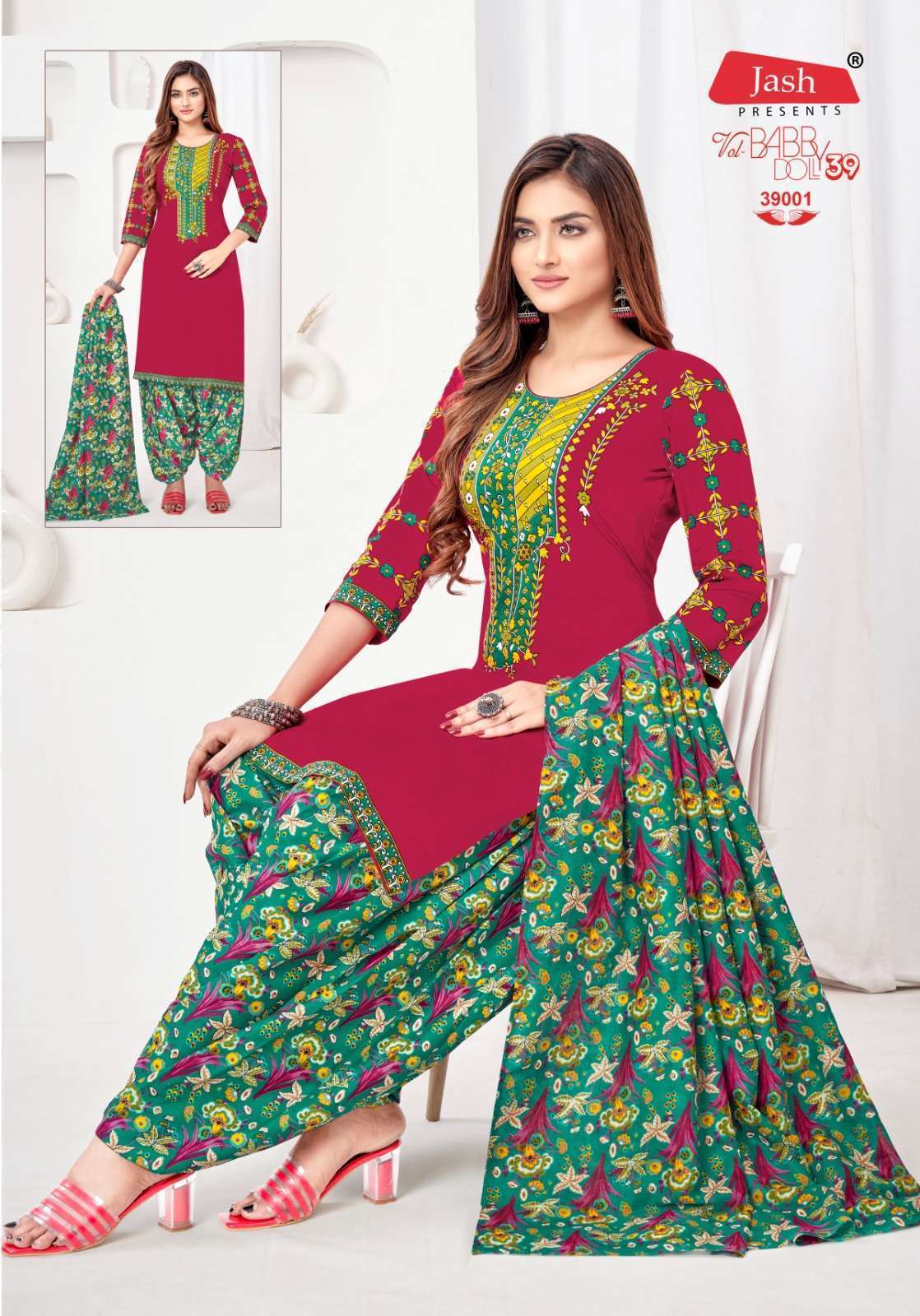 Jash Babby Doll Vol 39 Cotton Dress Material Wholesale Collection in surat