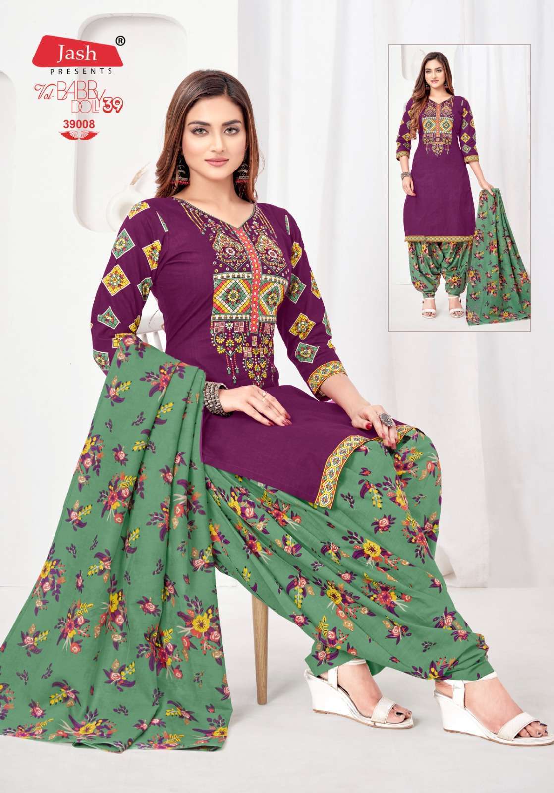 Jash Babby Doll Vol 39 Cotton Dress Material Wholesale Collection in surat