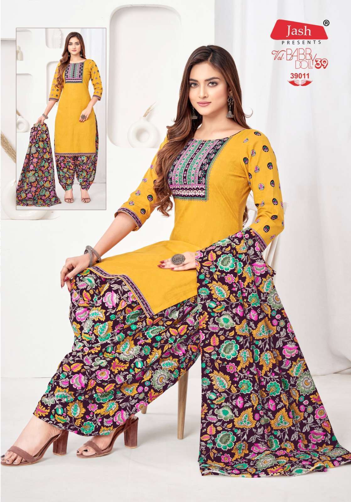 Jash Babby Doll Vol 39 Cotton Dress Material Wholesale Collection in surat