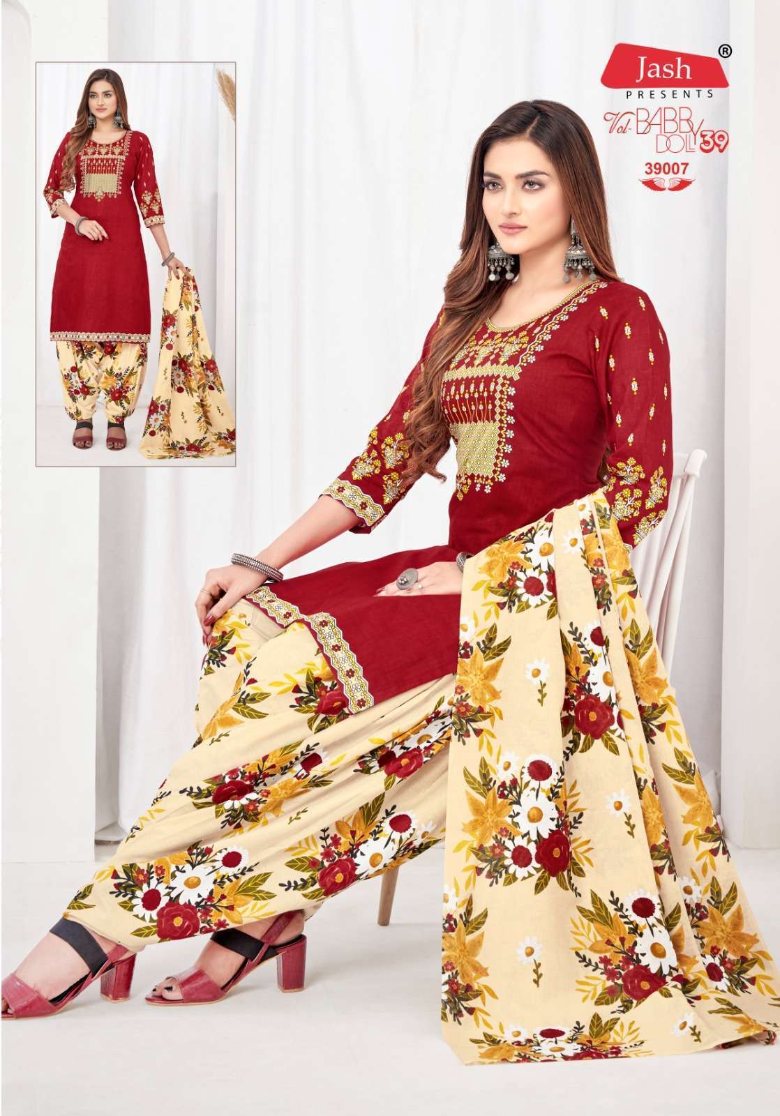 Jash Babby Doll Vol 39 Cotton Dress Material Wholesale Collection in surat