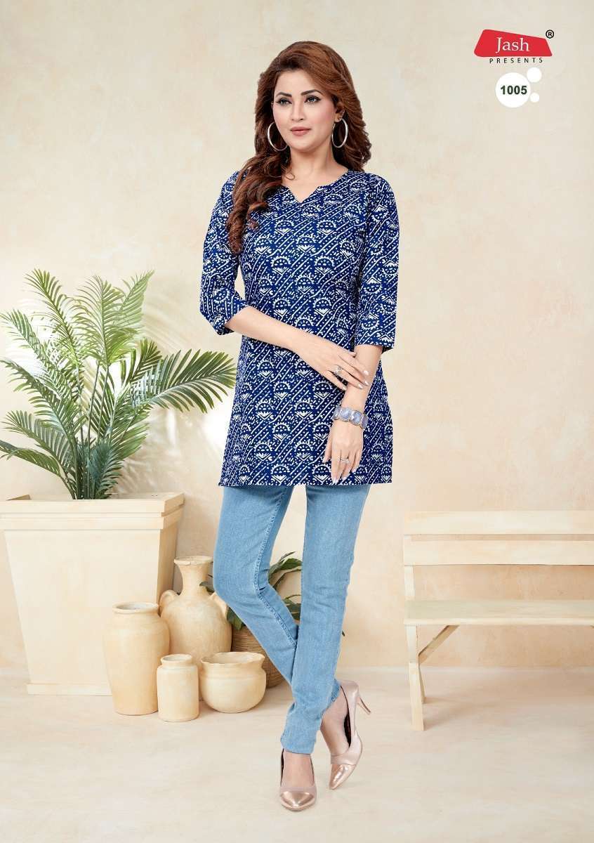 Jash Cotton Readymade Tops Wholesale manufacture in surat